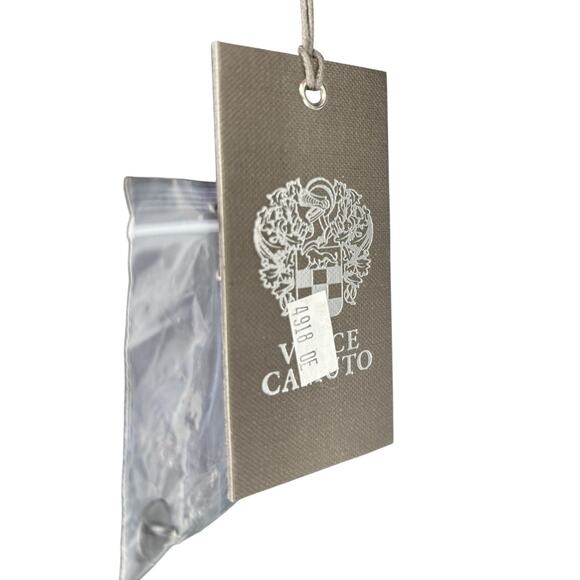 Vince Camuto Gathered Front Hi Lo Chiffon Blouse XS New Black Flutter Sleeve - Picture 7 of 8